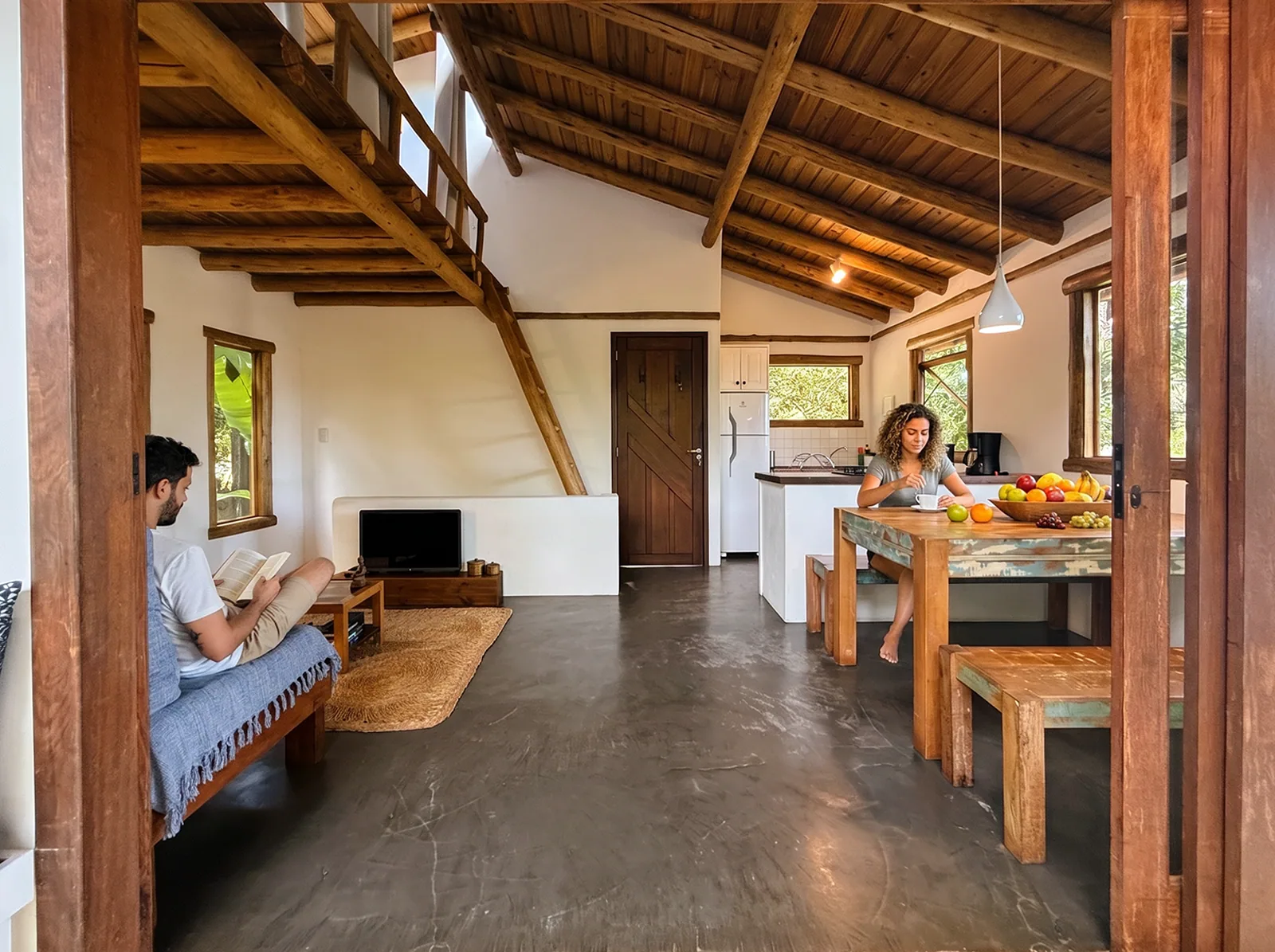 Banheira de imersão · a luz entra pela manhã.